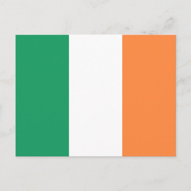 Ireland Flag Postcard (Front)