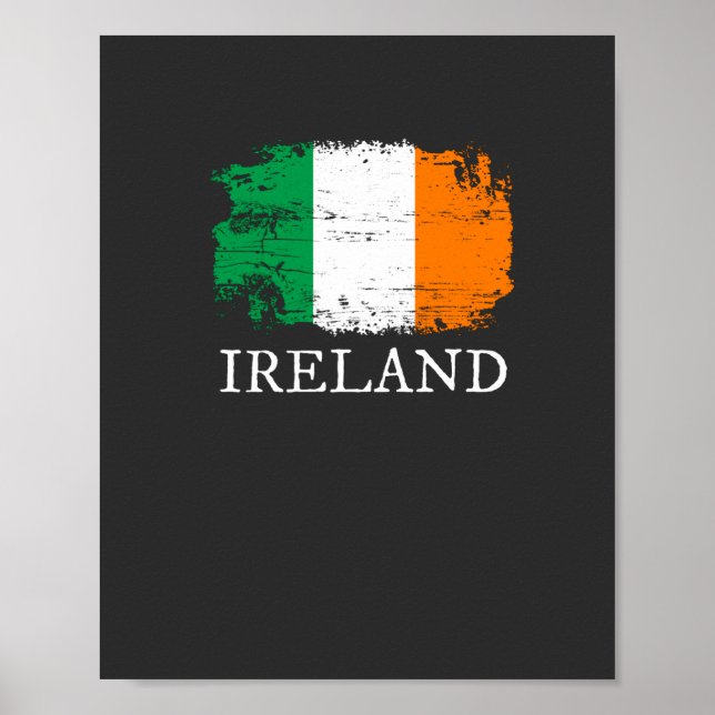 Ireland Flag Poster (Front)