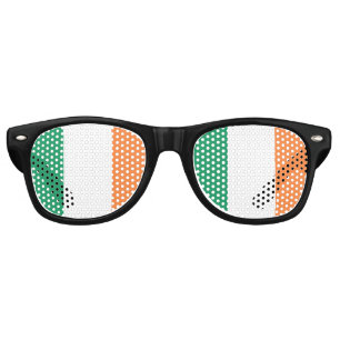 Ireland flag  retro sunglasses