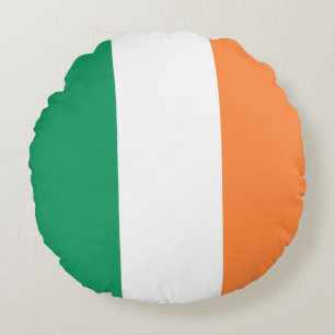 Ireland Flag Round Pillow
