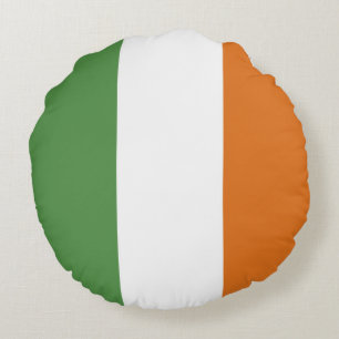 Ireland flag round pillow