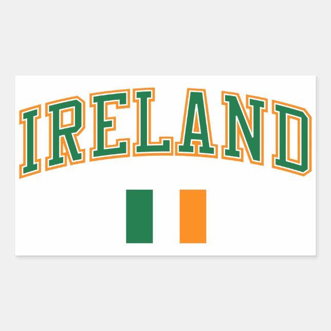 Ireland + Flag Sticker (Front)