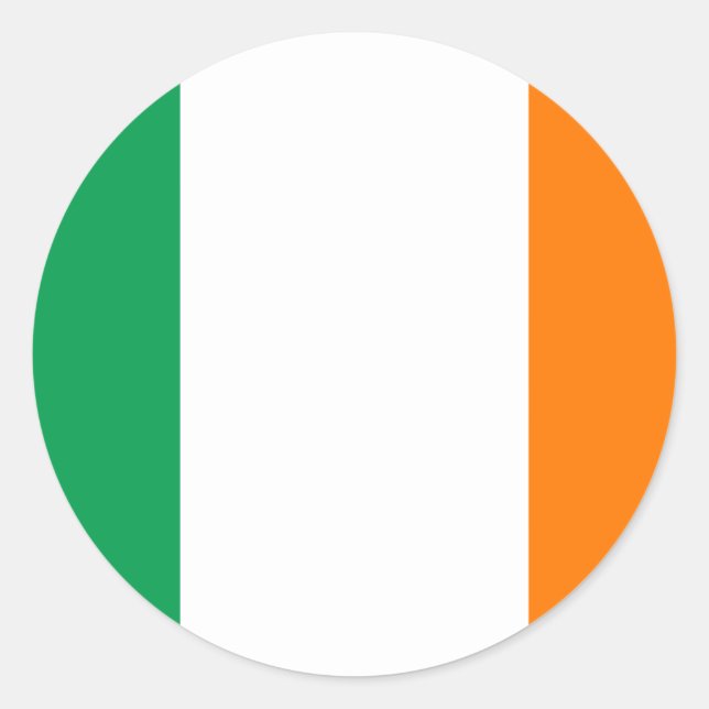 Ireland Flag Sticker (Front)