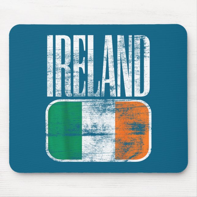 Ireland Flag Suprt  Mouse Pad (Front)