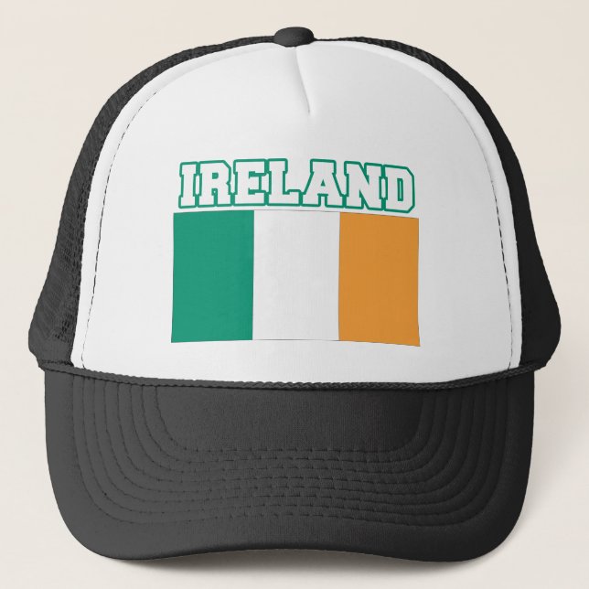 Ireland Flag Trucker Hat (Front)