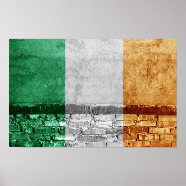 Ireland flag wall poster (Front)