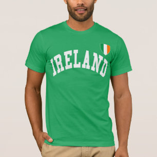 Ireland Football Jersey Style T-Shirt