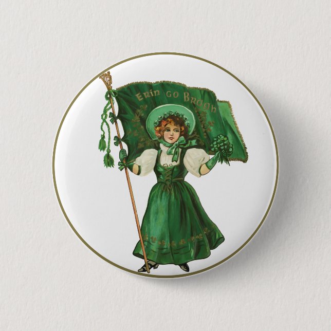 Ireland Forever 2 Inch Round Button (Front)