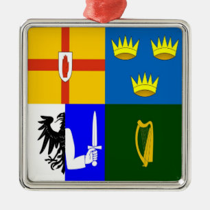 Ireland Four provinces Metal Ornament