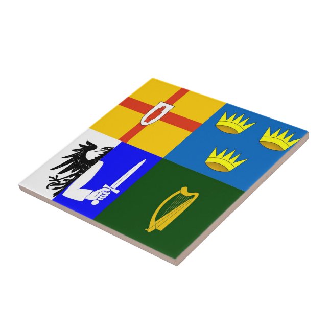 Ireland Four provinces Tile (Side)