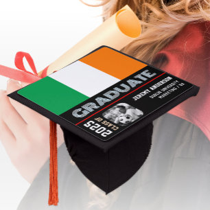 Ireland Graduation Hat, Photo, Irish Flag Graduation Cap Topper