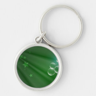 Ireland Green Pattern Art Peace Love Destiny Keychain