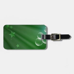 Ireland Green Pattern Art Peace Love Destiny Luggage Tag