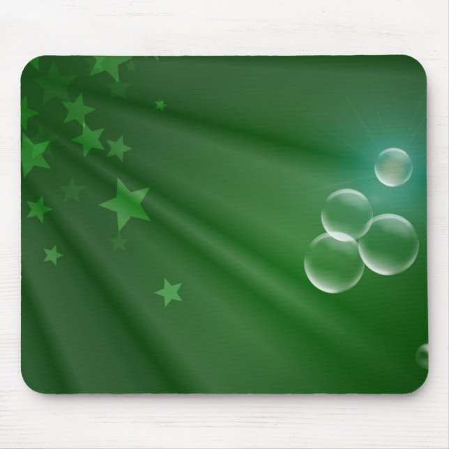 Ireland Green Pattern Art Peace Love Destiny Mouse Pad (Front)