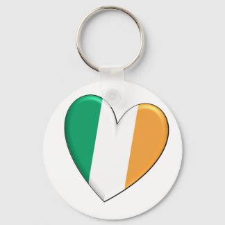 Ireland Heart Flag Keychain