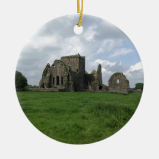 Ireland Hore Abbey Irish Ruins Rock of Cashel Ceramic Ornament