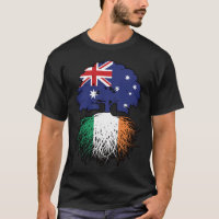 Ireland Irish Australian Australia Tree Roots Flag