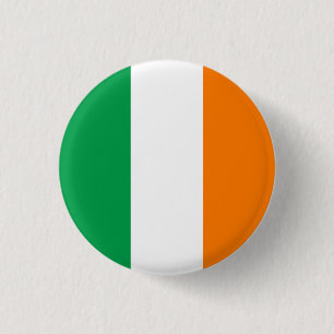 Ireland (Irish) Flag 1 Inch Round Button