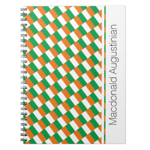 IRELAND irish Flag Custom Patriotic Notebook