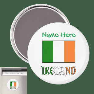 Ireland Irish Flag Green Personalization Magnet
