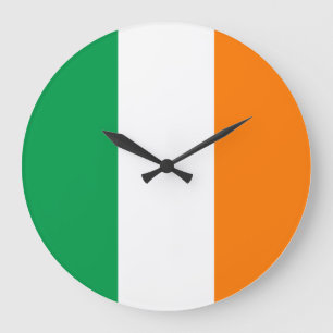 Ireland (Irish) Flag Large Clock