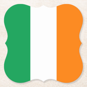 Ireland (Irish) Flag Paper Coaster