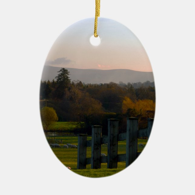 Ireland is Beautiful Ceramic Ornament (Front)