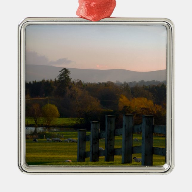 Ireland is Beautiful Metal Ornament (Front)