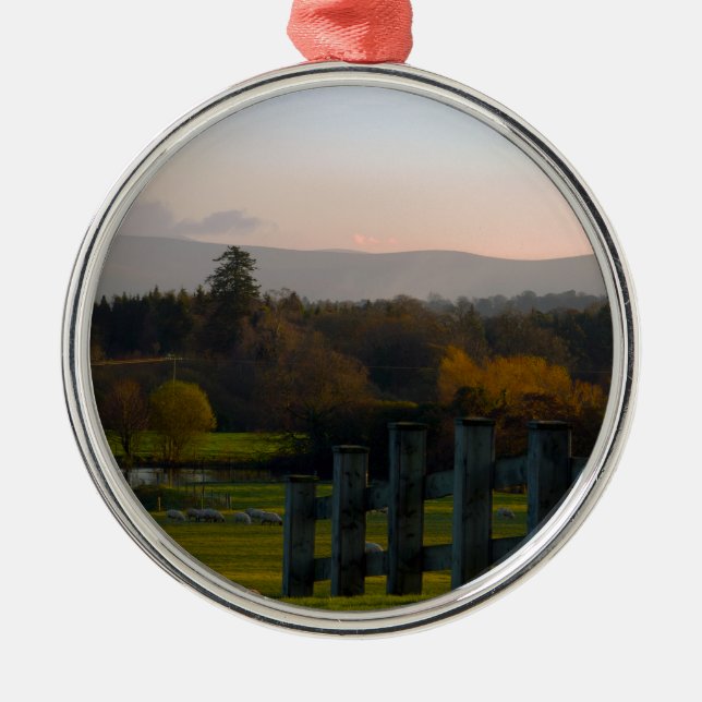 Ireland is Beautiful Metal Ornament (Front)