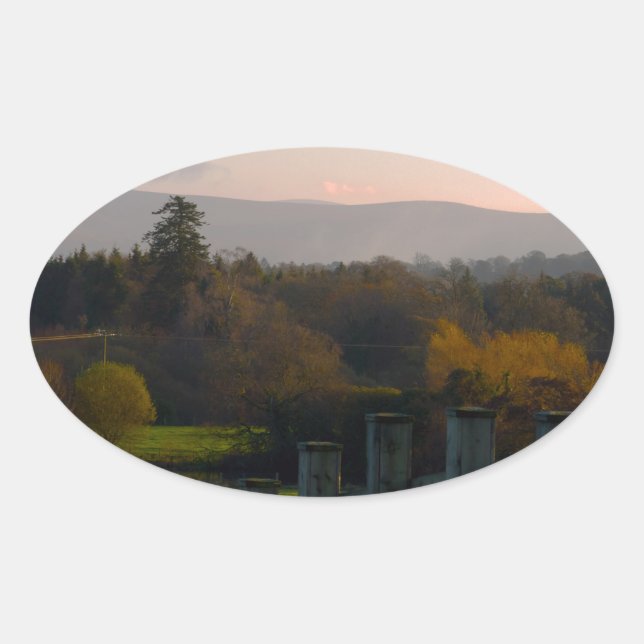 Ireland is Beautiful Oval Sticker (Front)