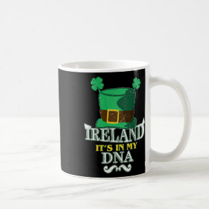 Ireland Its In My Dna St Patricks Day Coffee Mug