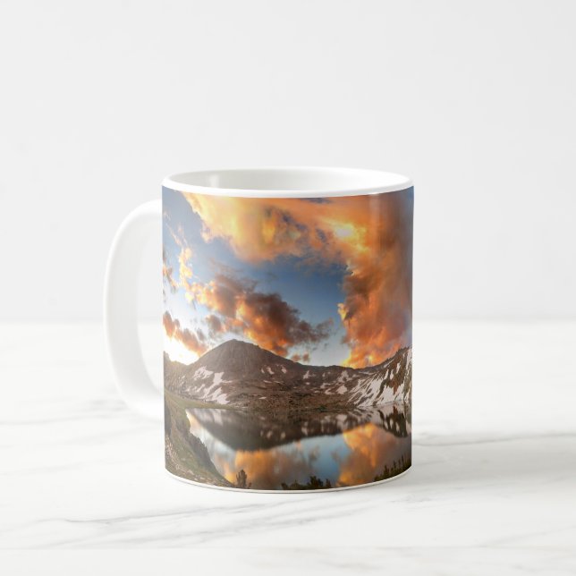 Ireland Lake Sunrise - Yosemite Coffee Mug (Front Left)
