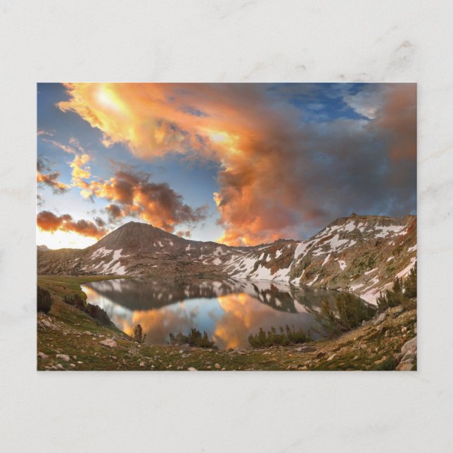 Ireland Lake Sunrise - Yosemite Postcard (Front)