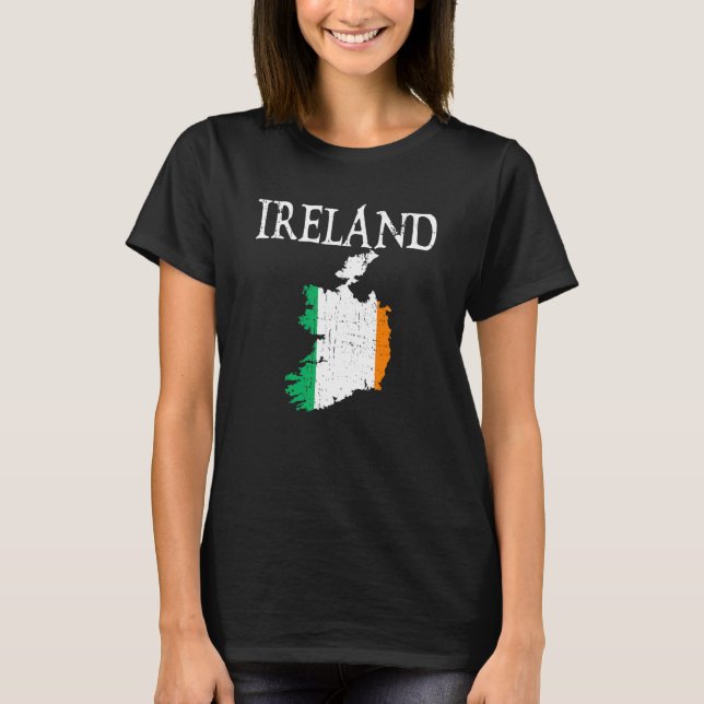 Ireland map Ireland T-Shirt (Front)
