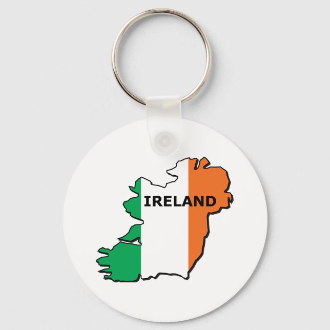 Ireland Map Keychain (Front)