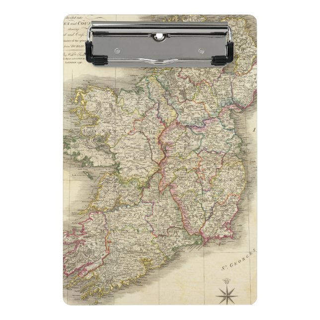 Ireland map mini clipboard (Front)