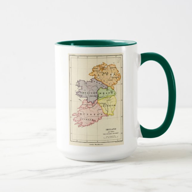 Ireland Map Mug (Right)