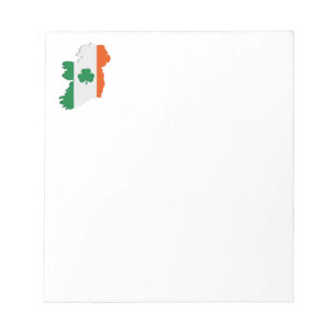 Ireland map notepad