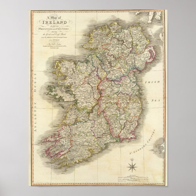 Ireland map poster (Front)