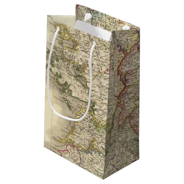 Ireland map small gift bag (Back Angled)