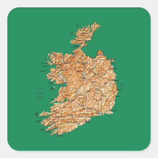 Ireland Map Sticker
