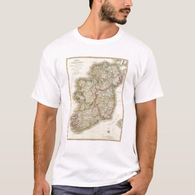 Ireland map T-Shirt (Front)