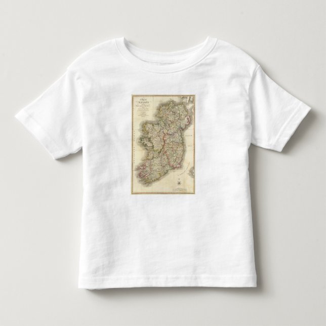 Ireland map toddler t-shirt (Front)