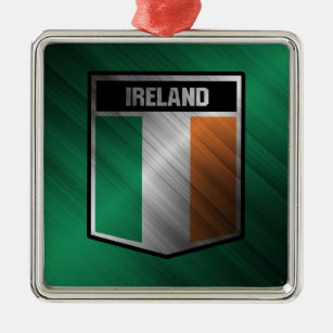 Ireland Metal Ornament