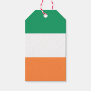 Ireland National Flag, Irish standard, Banner Gift Tags