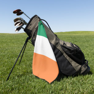Ireland National Flag, Irish standard, Banner Golf Towel