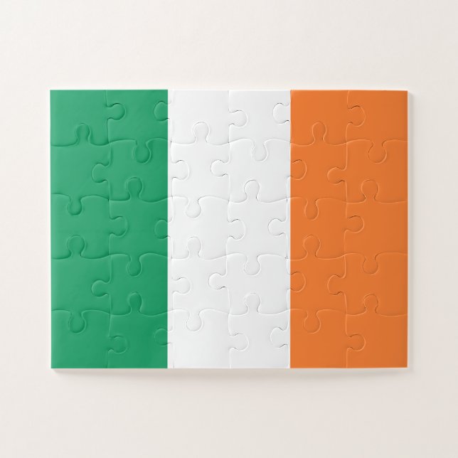Ireland National Flag, Irish standard, Banner Jigsaw Puzzle (Horizontal)