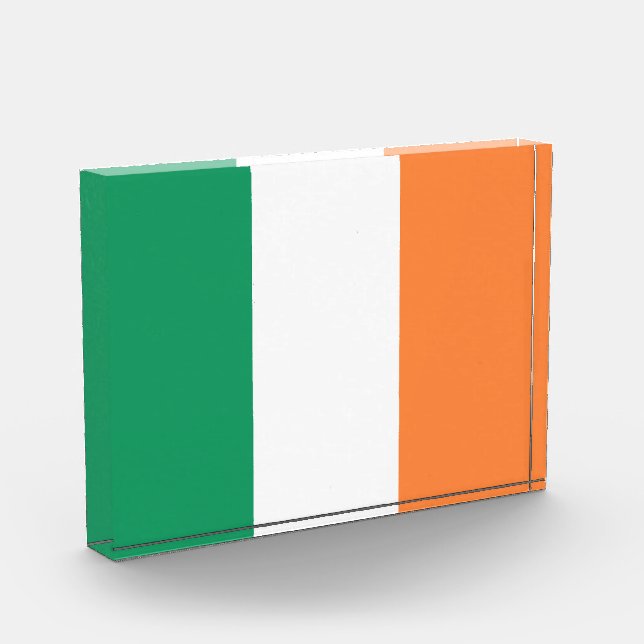 Ireland National Flag, Irish standard, Banner Photo Block (Left)