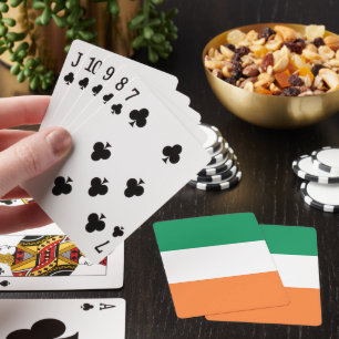 Ireland National Flag, Irish standard, Banner Playing Cards