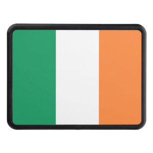 Ireland National Flag, Irish standard, Banner Trailer Hitch Cover
